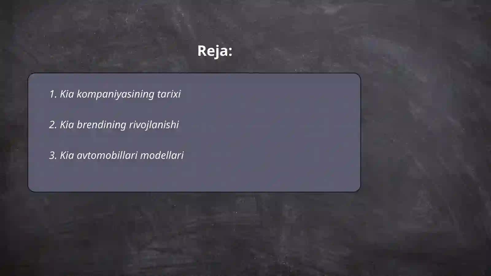 KIA kompaniyasi 2