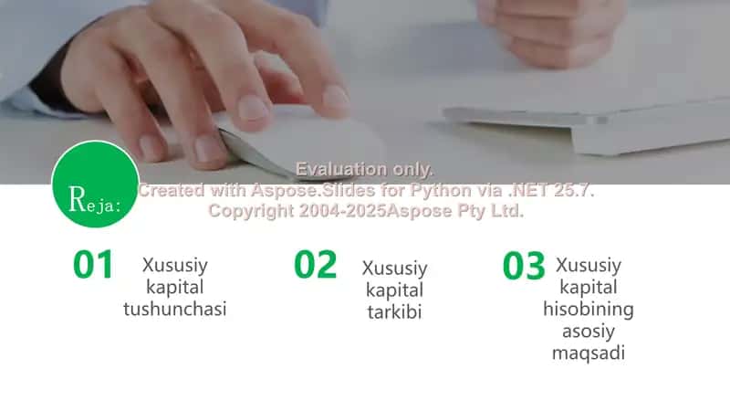 Xususiy kapital tushunchasi 2