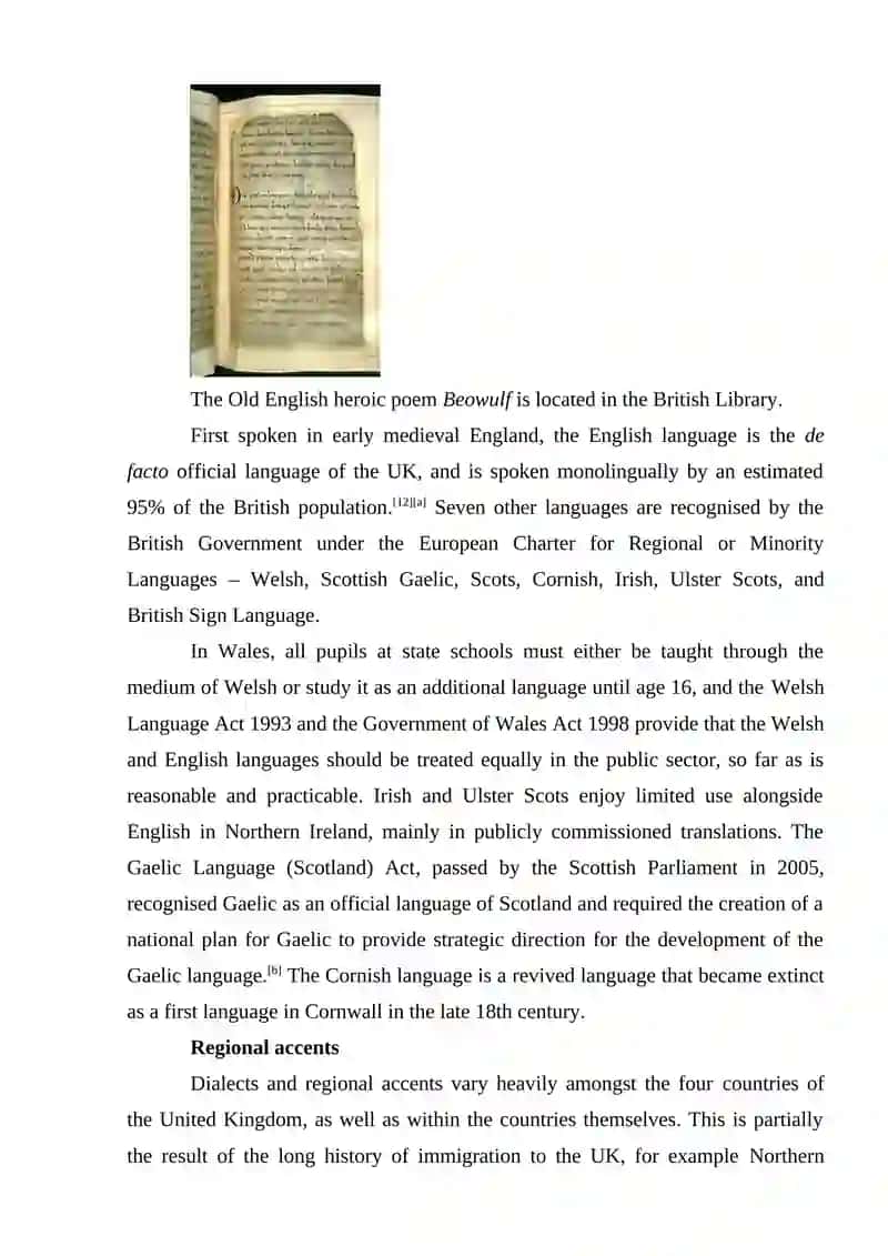 THE WAY OF LIVING AND TRADITION OF GREAT BRITAIN 2