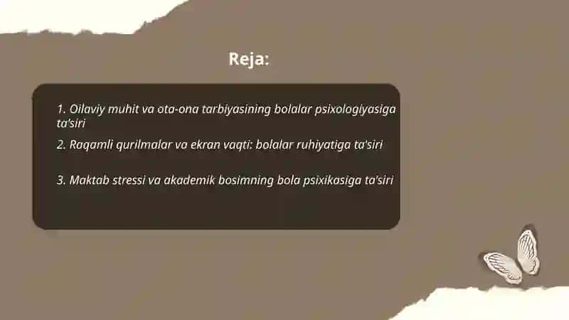 Bolalar Pisixologiyasi 2