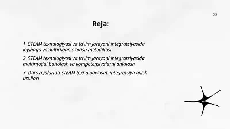 STEAM texnalogiyasi va taʼlim jarayoni integratsiyasi 2