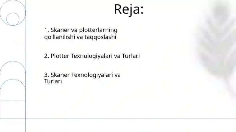 Skaner va plotter qurilmalari va ularni turlari 2