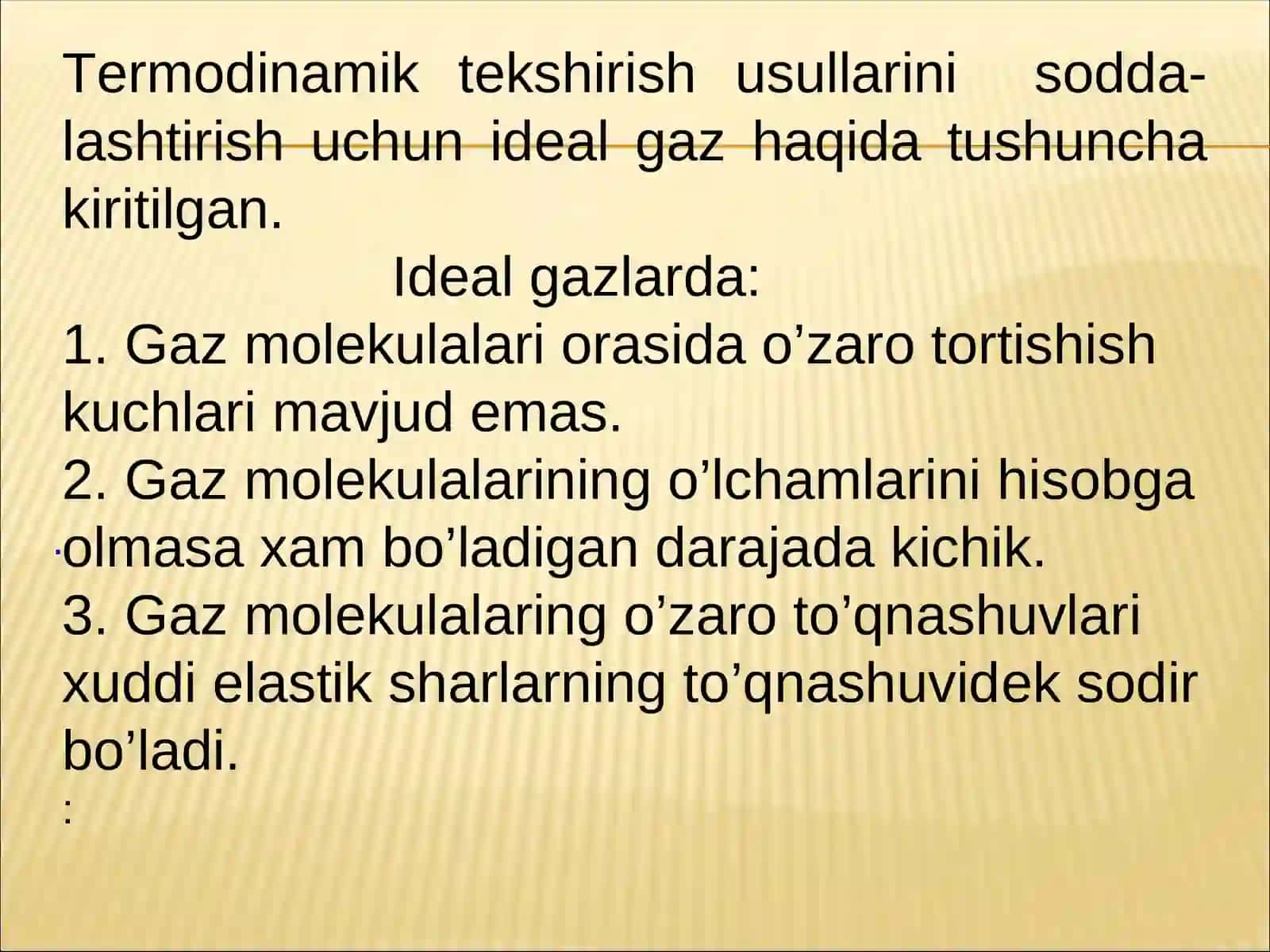 Idеal gazhaqida tushuncha 2