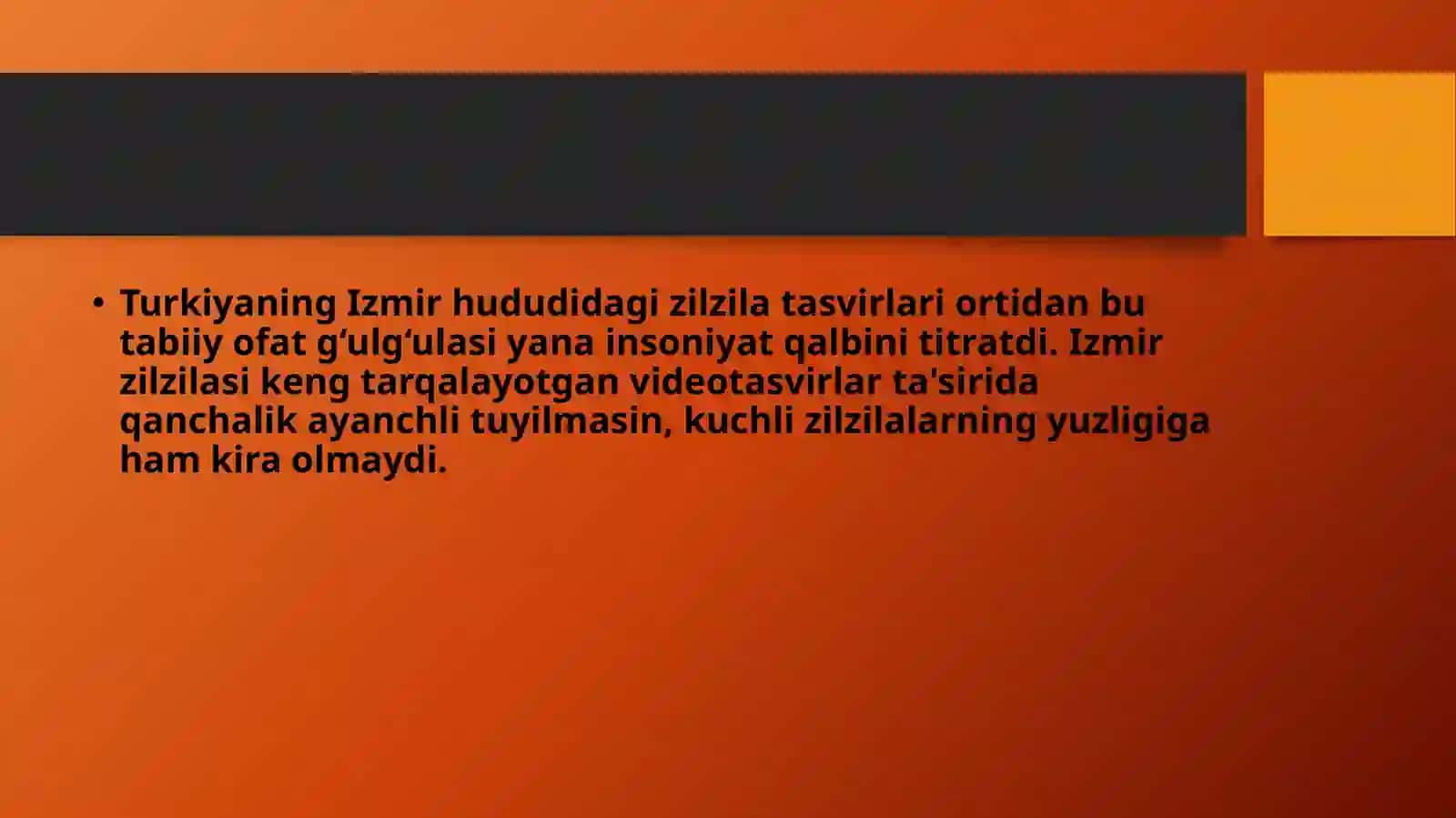 Zilzilalar 2