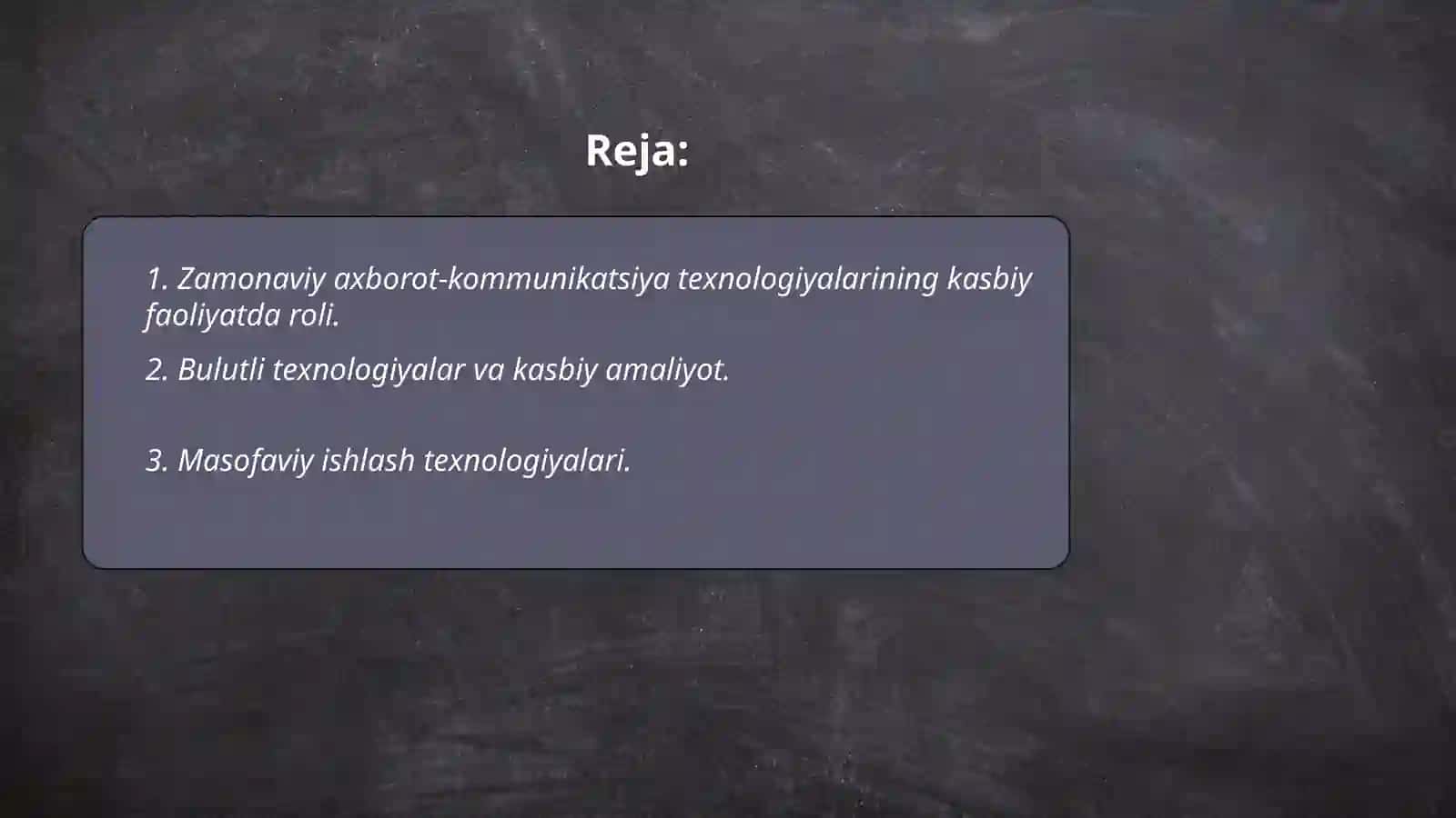 Zamonaviy axborot-kommunikatsiya texnologiyalarining kasbiy faoliyatdagi roli 2