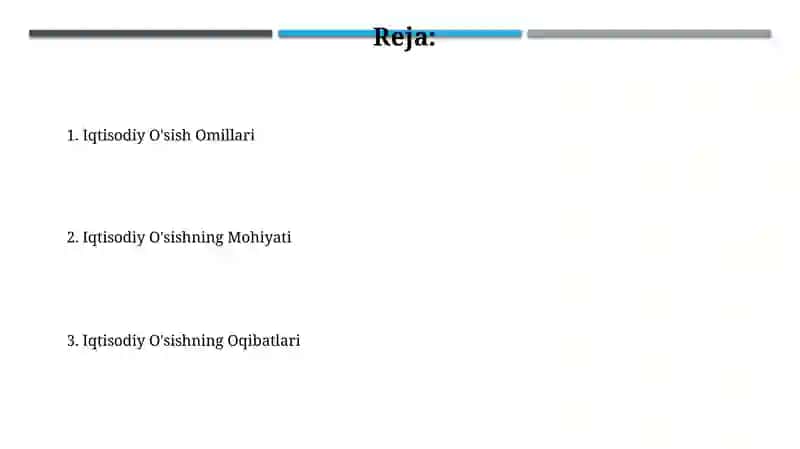 Iqtisodiy O'sish Omillari 2