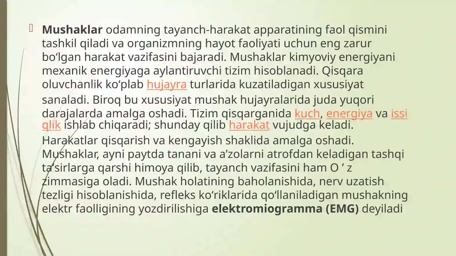 MUSHAK QISQARISH MEXANIZMINING MORFOLOGIK ASOSLARI 2