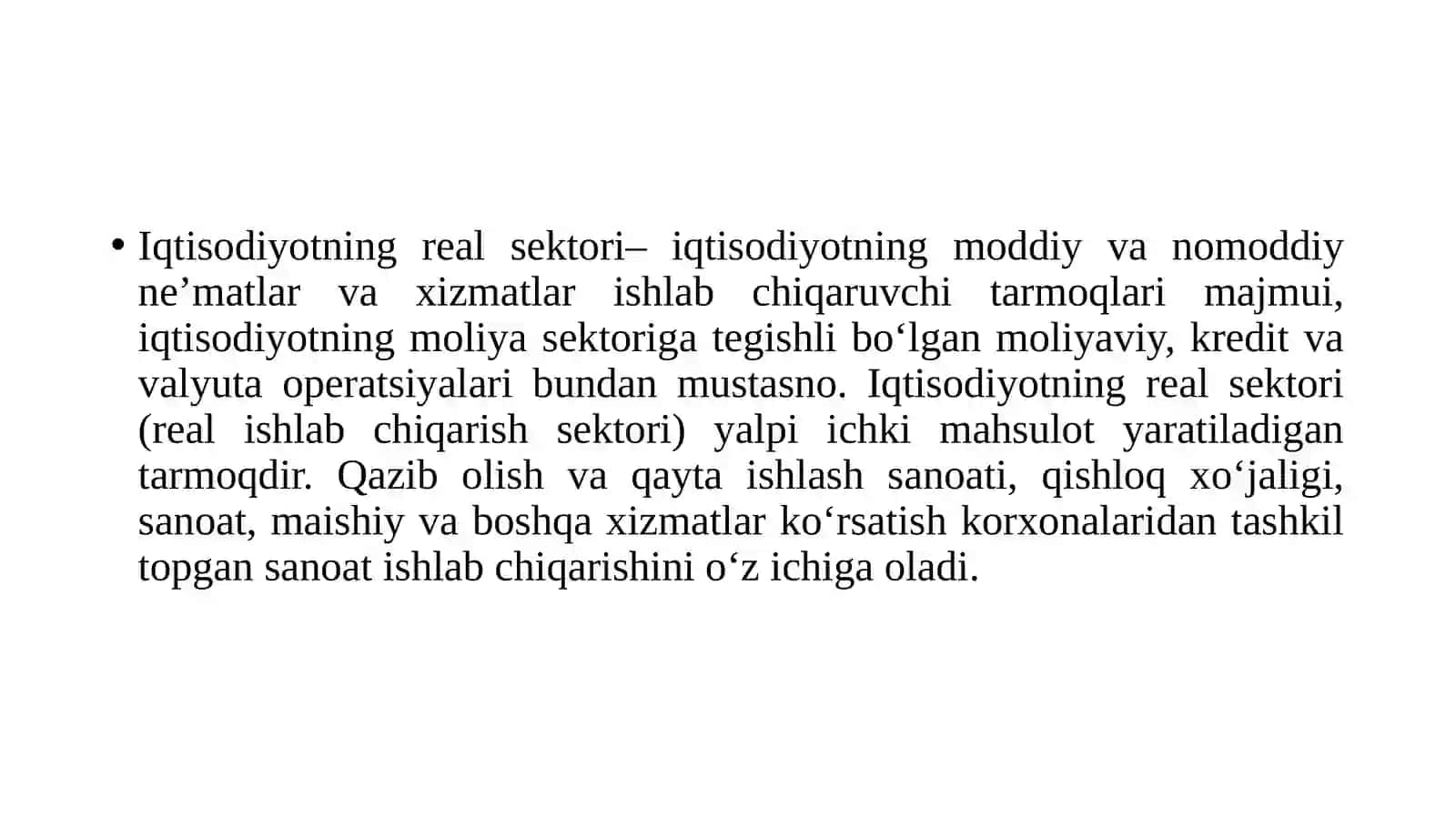 Dinamik makroiqtisodiy tahlil 2