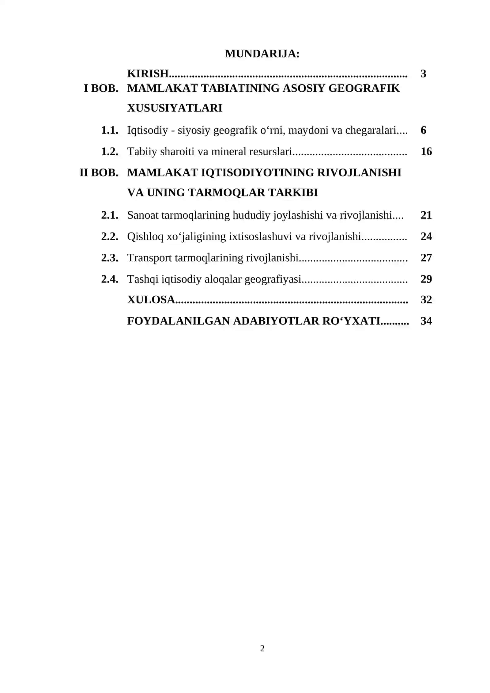 IRLANDIYA DAVLATINING IQTISODIY GEOGRAFIK TAVSIFI 2