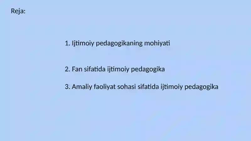 Ijtimoiy pedagogika 2