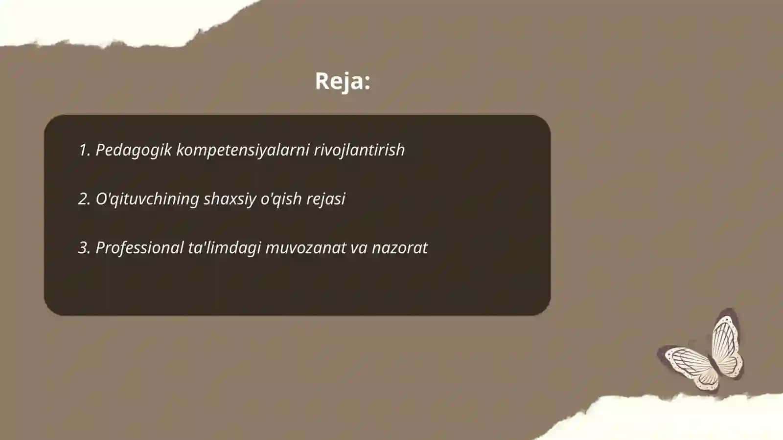 O’qituvchilarni kasbiy o’zini o’zi tarbiyalash 2