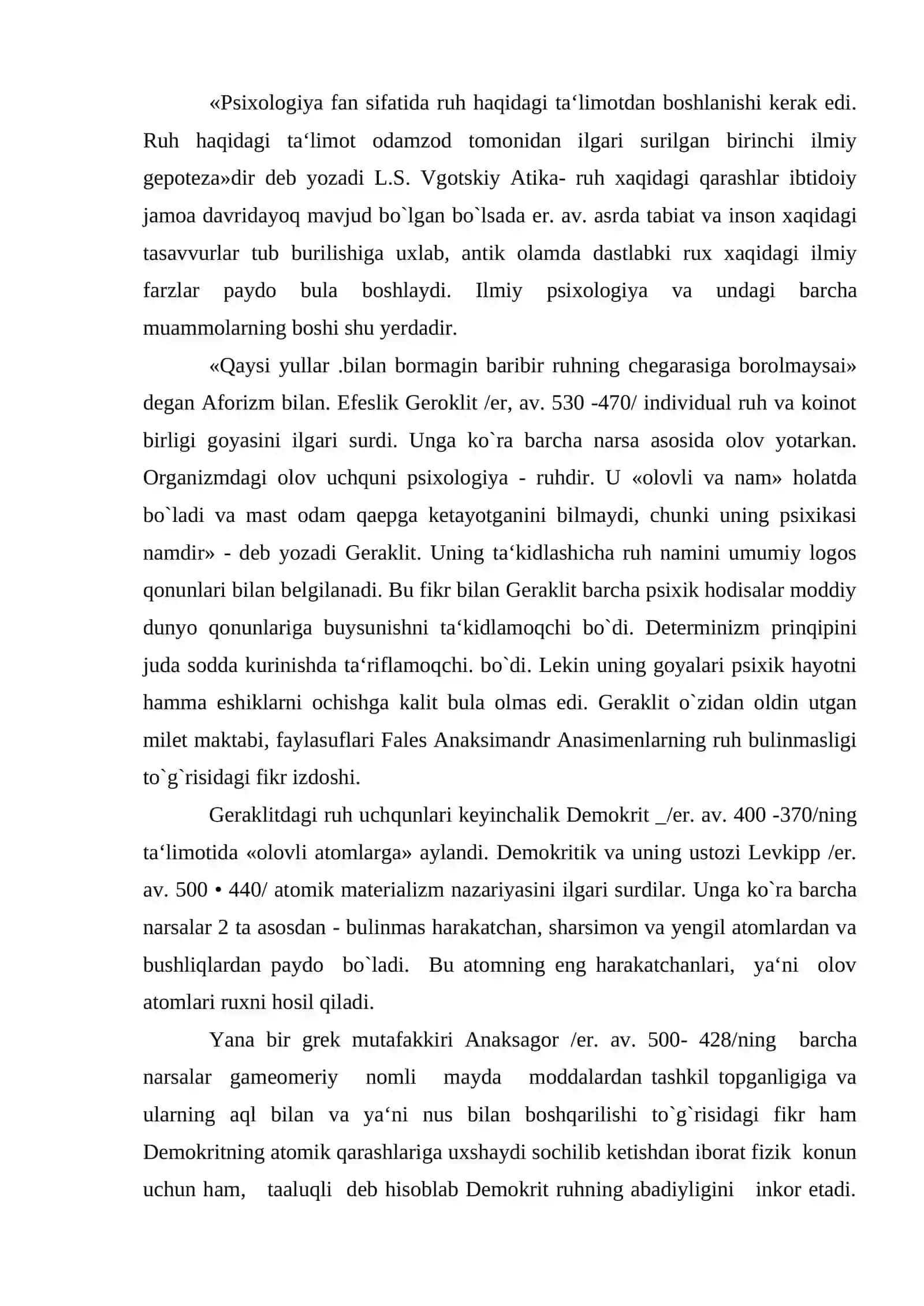ANITIK DAVR PSIXOLOGIYASI 2