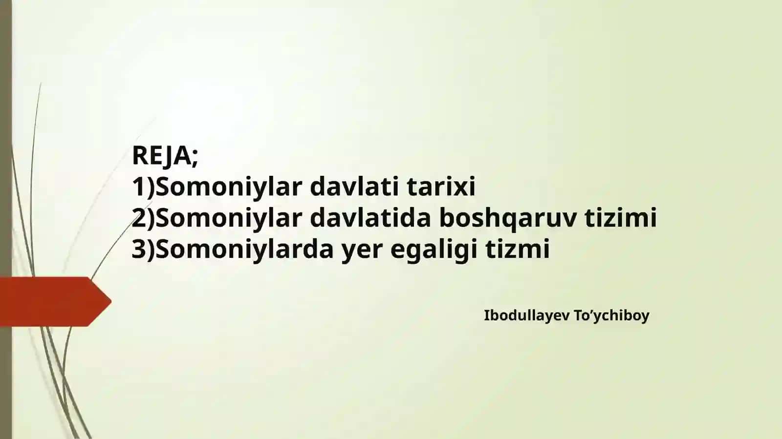 SOMONIYLAR DAVLATI 2