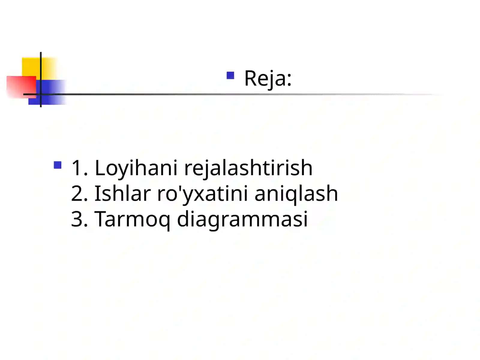 Loyiha Maqsadlariga Yesshish 2