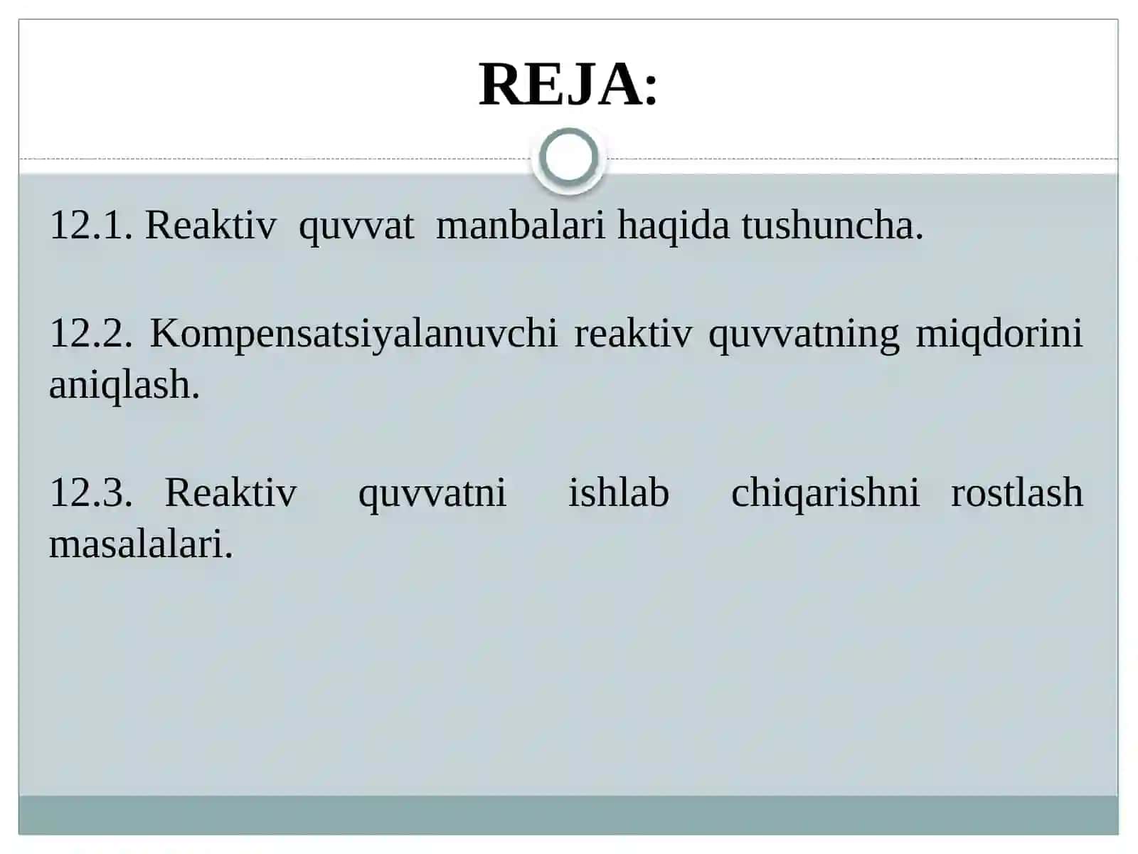 REAKTIV QUVVAT MANBALARI 2