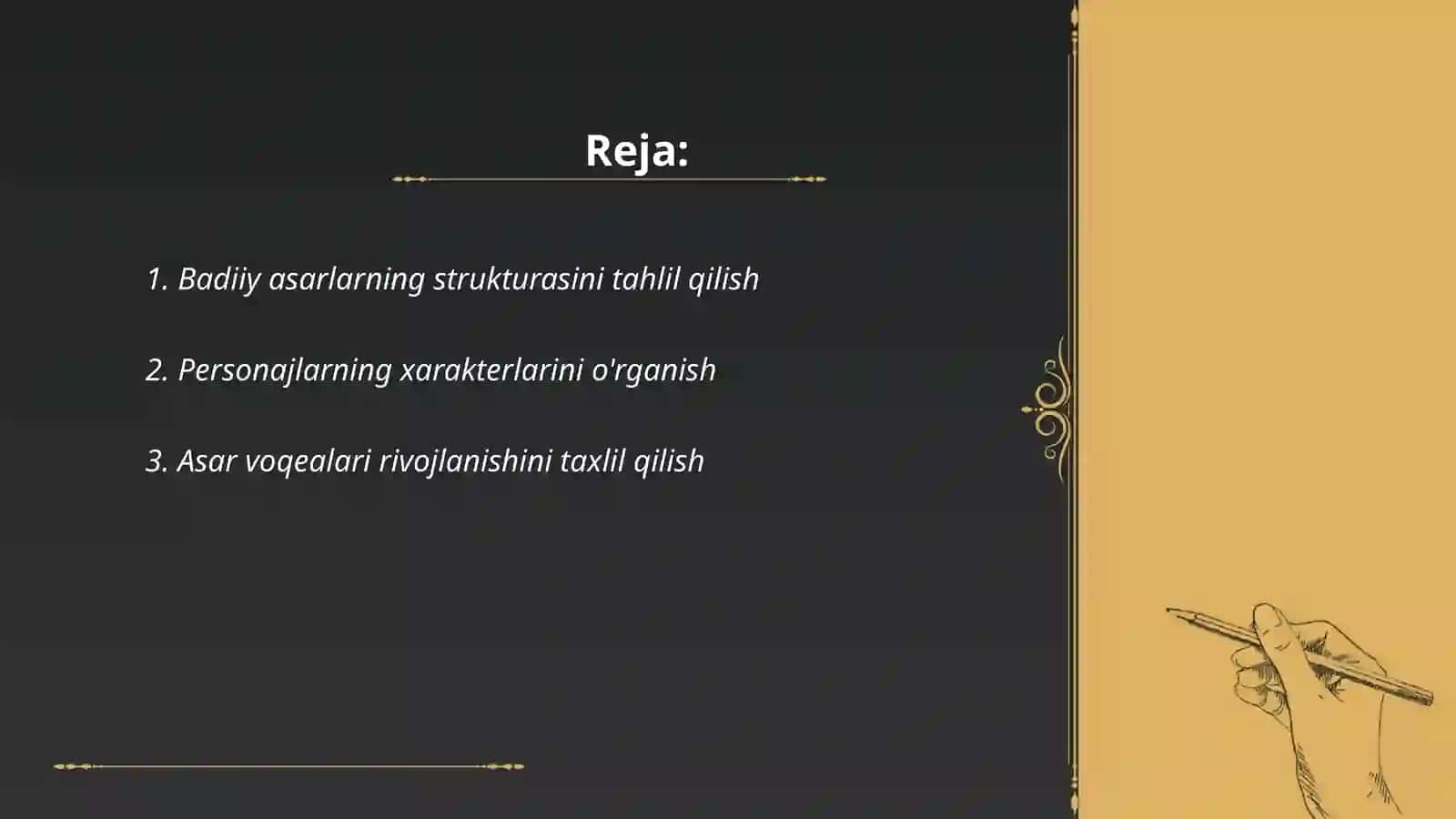 Badiiy asarlarni oʻrganishda oʻquv tahlilidan foydalanish 2