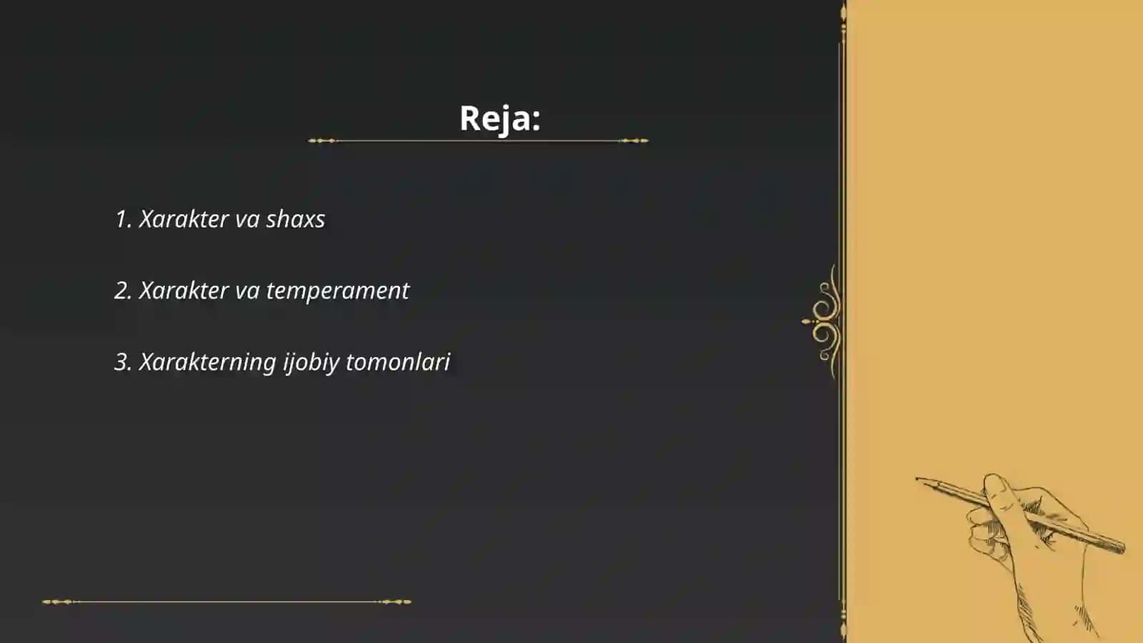 Xarakter 2