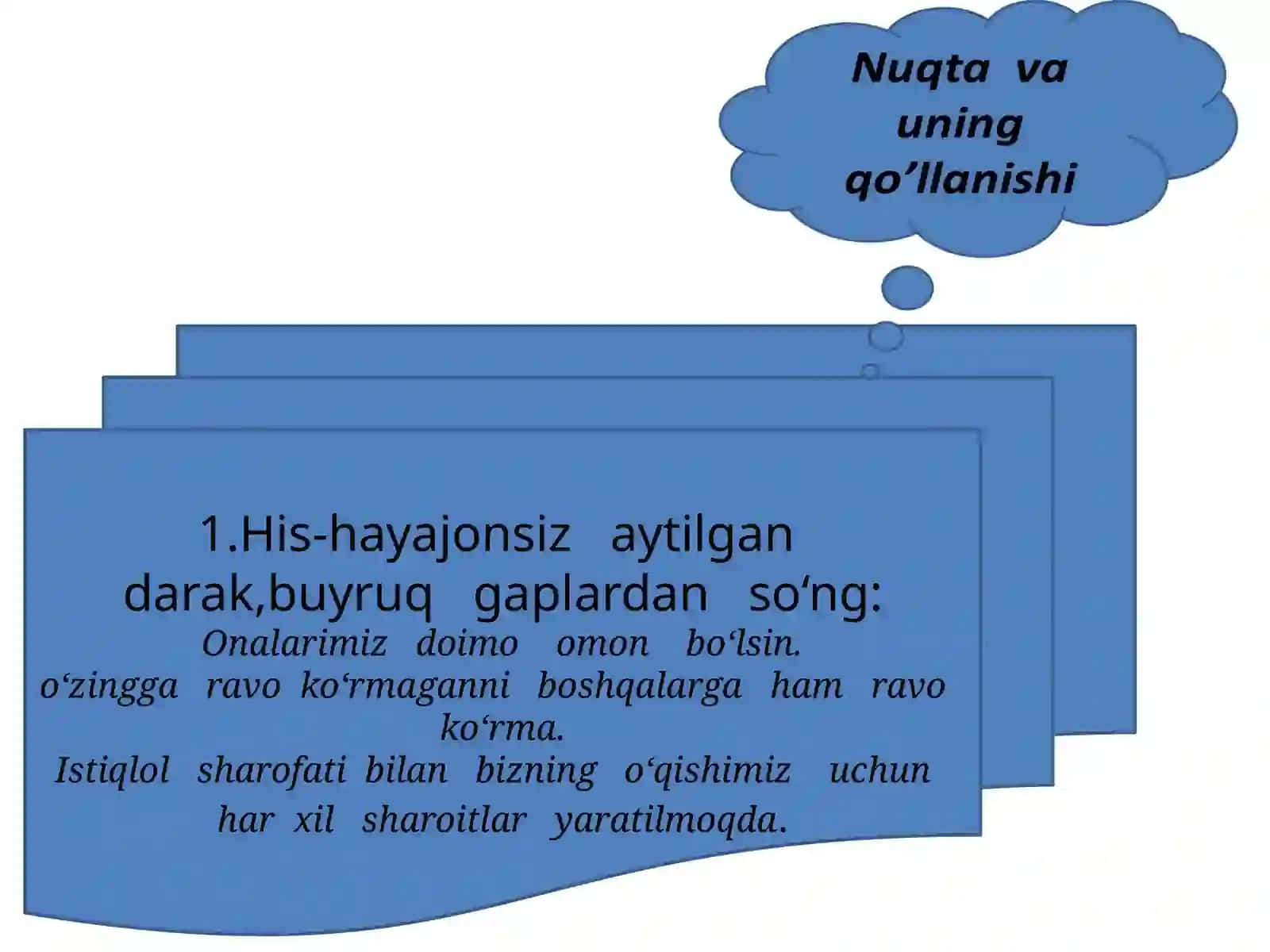 Tinishbelgilarining qo‘llanilish o‘rinlari 2