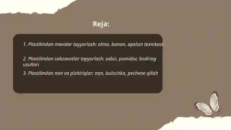 Plastilindan yeguliklar tayyorlash 2
