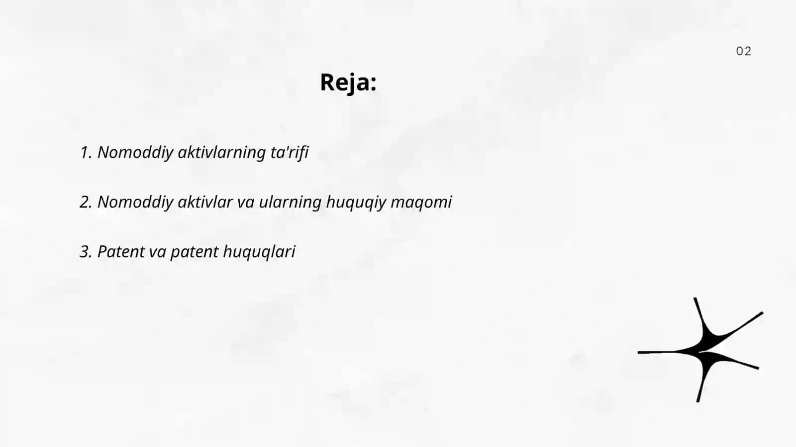 Nomoddiy aktivlarni turlari 2