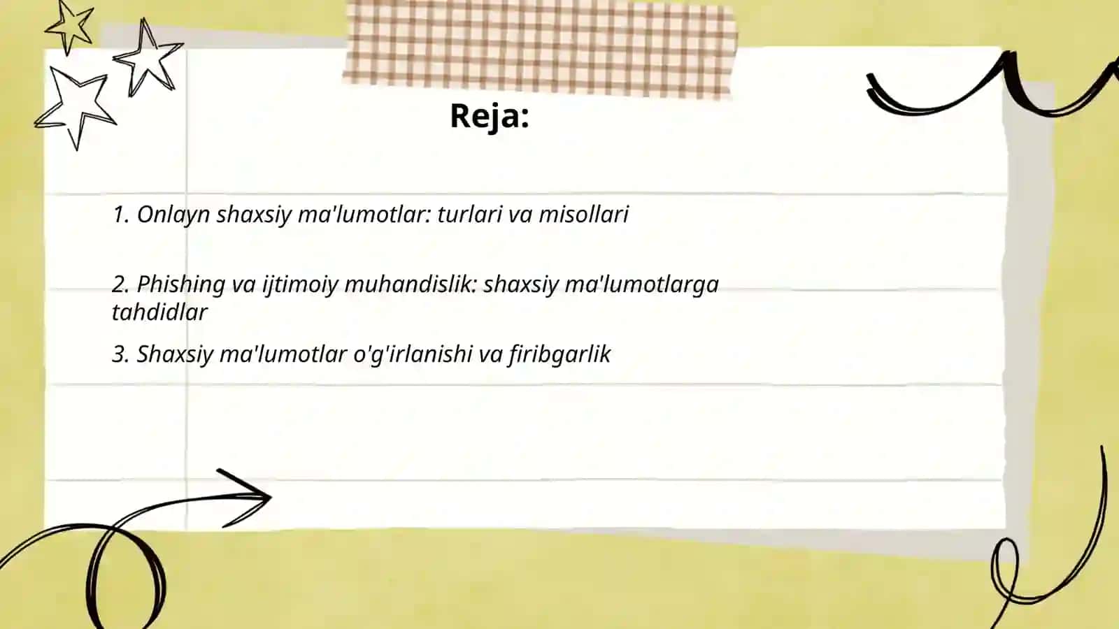 Onlayn shaxaiy malumotlar: xavf va himoya 2