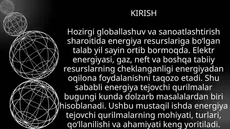 ENERGIYA TEJOVCHI QURILMALAR 2