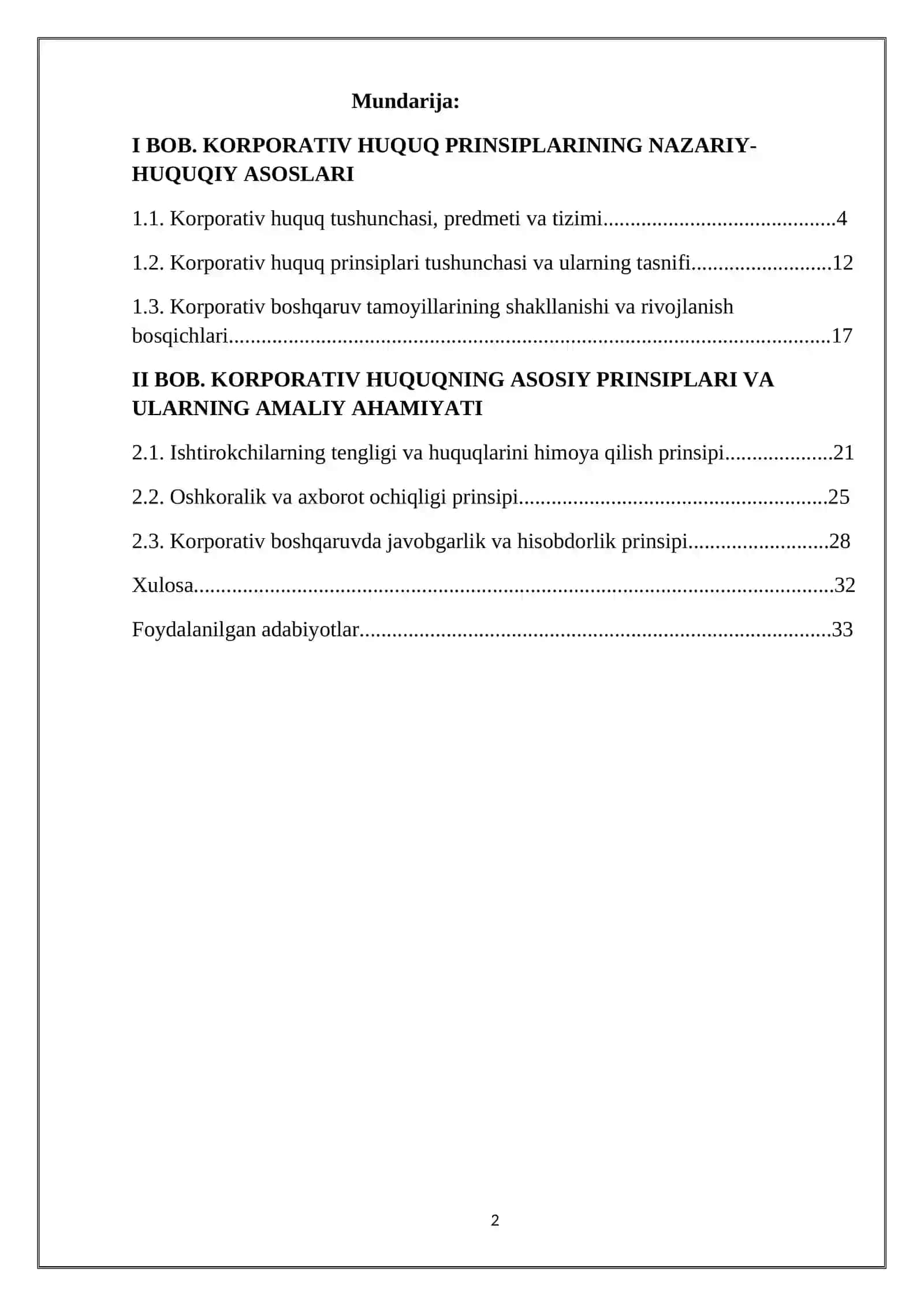 KORPORATIV HUQUQ PRINSPLARI 2