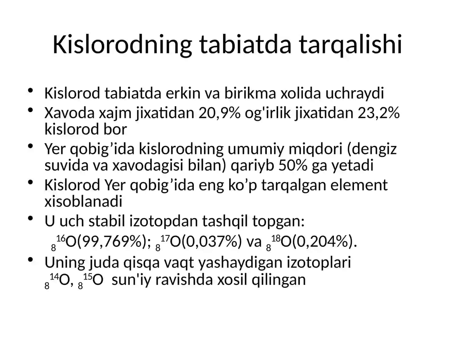 KISLOROD SAQLOVCHI ORGANIK BIRIKMALAR 2