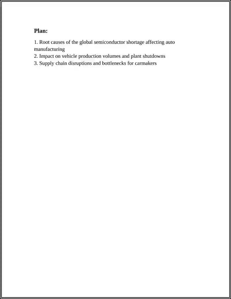 GLOBAL SEMICONDUCTOR SHORTAGE HURTS THE CAR INDUSTRY 2