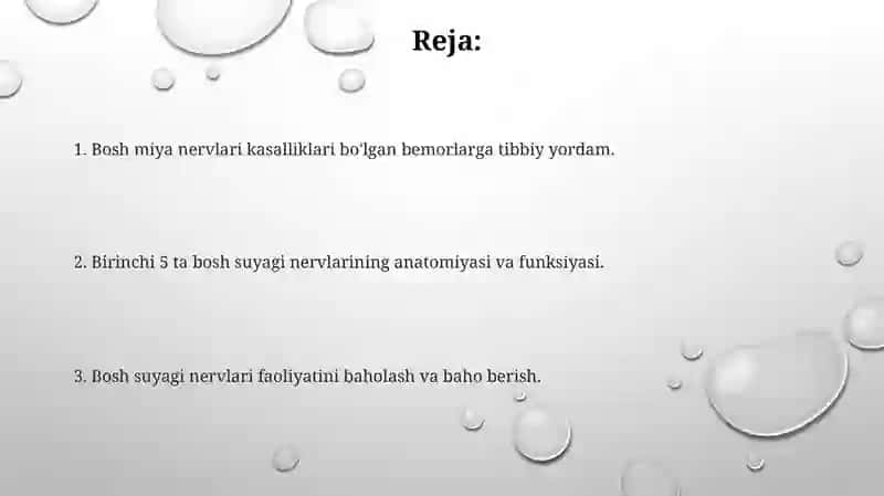 1 2 3 4 va 5 juft bosh miya nervlarni tekshirish 2