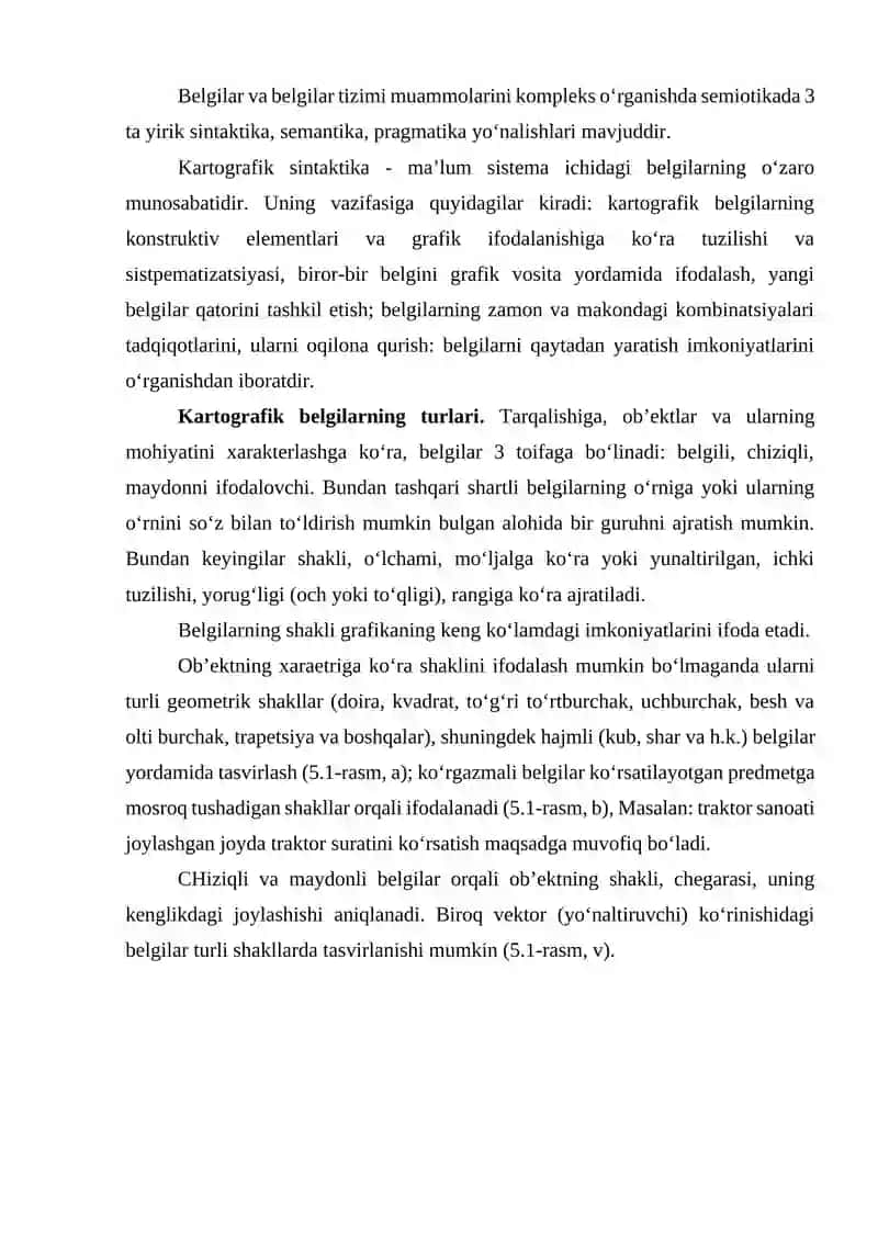 Kartografik belgilar 2