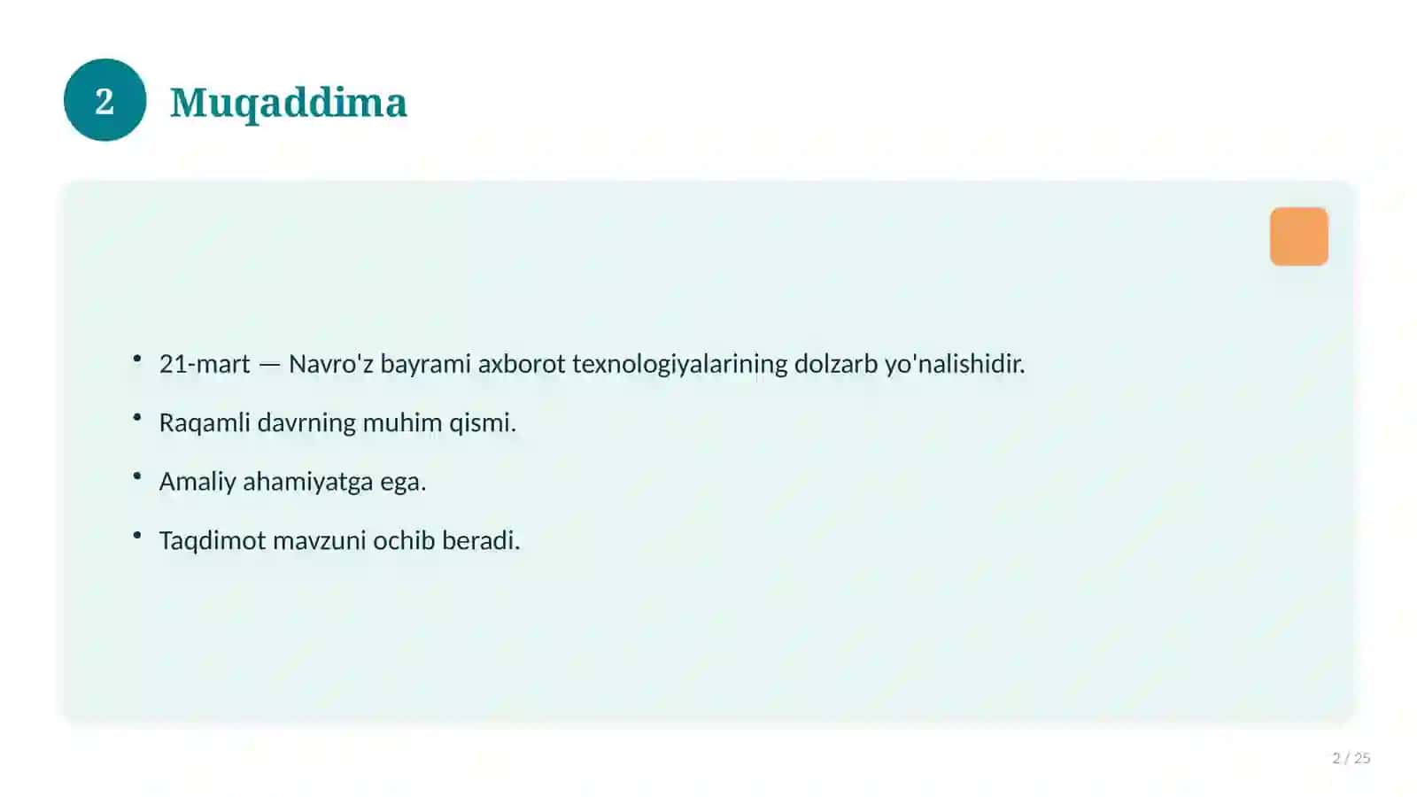 Navro'z Bayrami axborot texnologiyalari 2