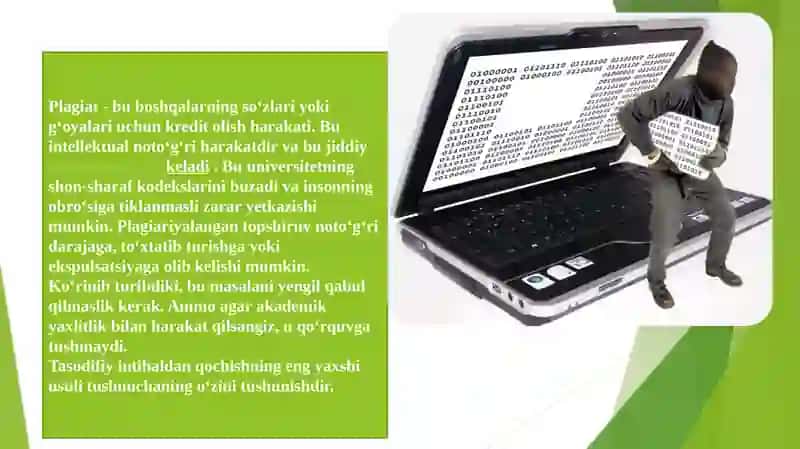 Plagiat va unga yo‘l qo‘ymaslik talablari 2