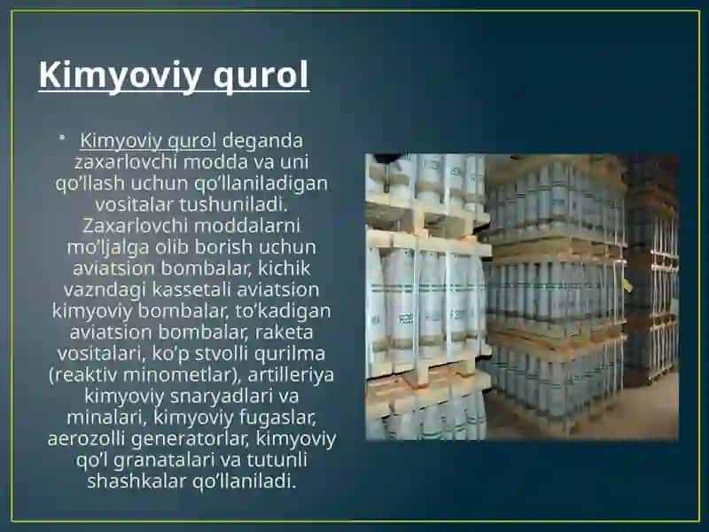 Kimyoviy qurоl 2
