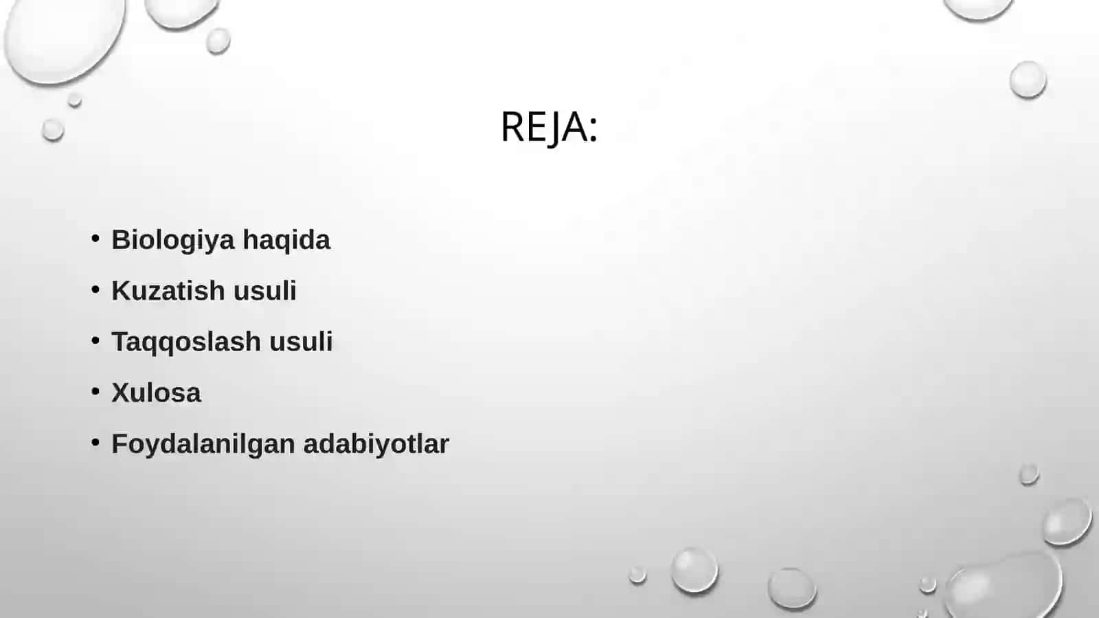 Biologiya haqida 2