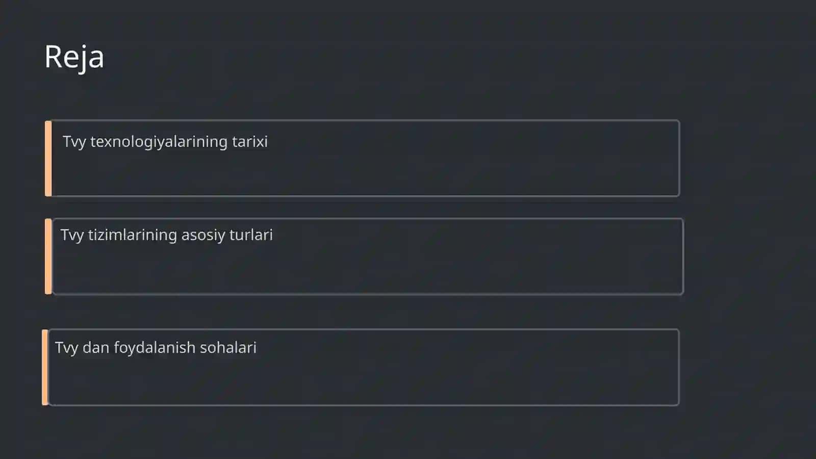Tvy texnologiyalarining tarixi 2