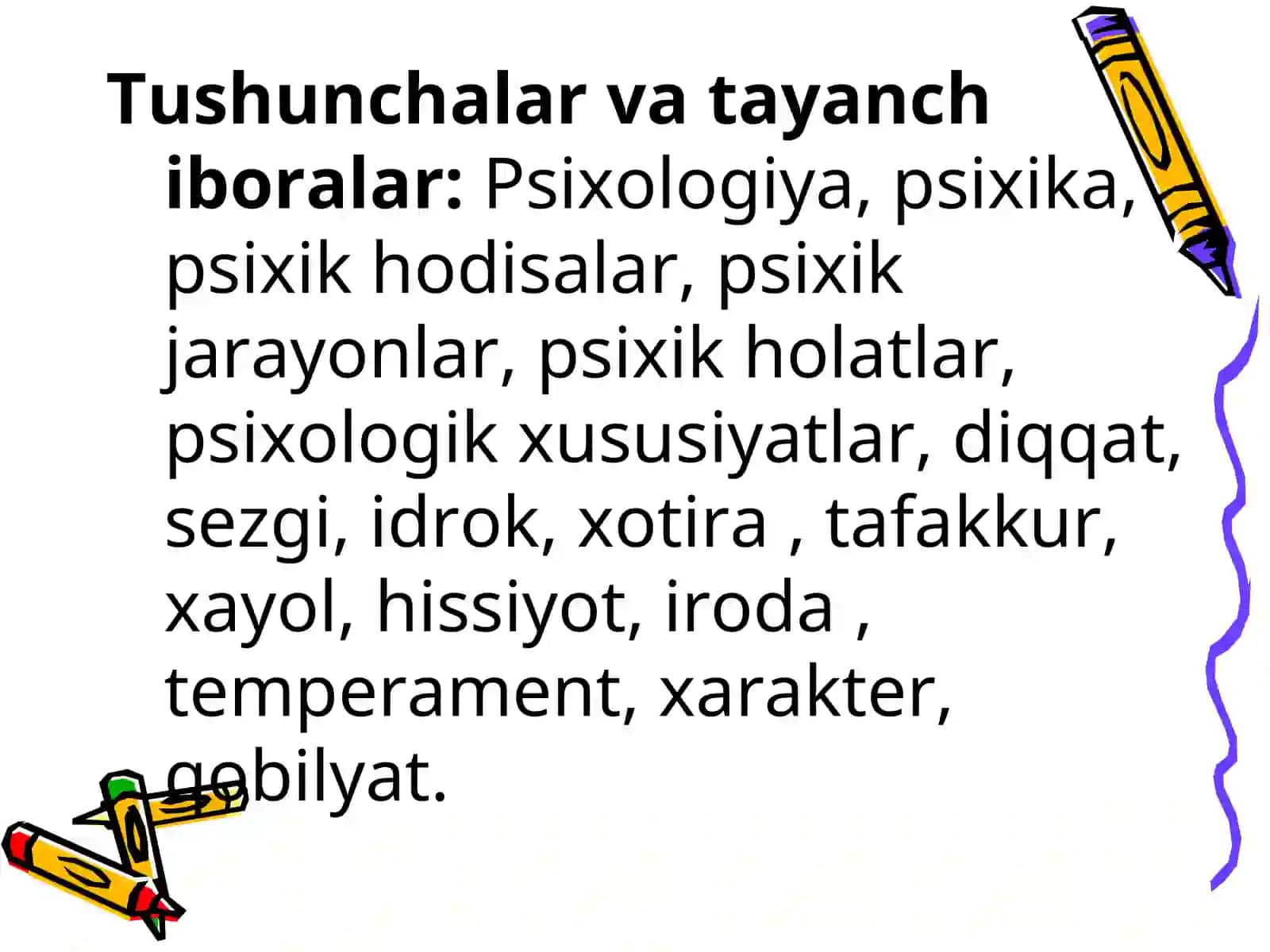 I.MОДУЛ.PSIXOLOGIYA PREDMETI1 2
