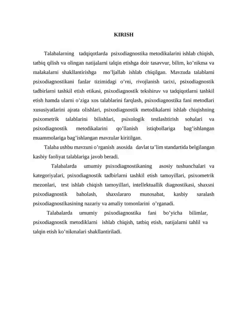 Psixodiagnostika va eksprimental psixologiya 2