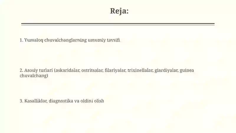 Yumaloq chuvalchanglar 2