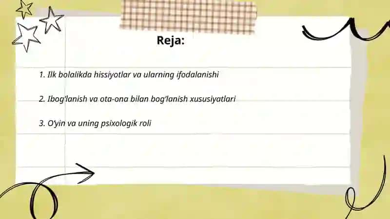 Ilk bolalik davrning psixologik xususiyatlari 2