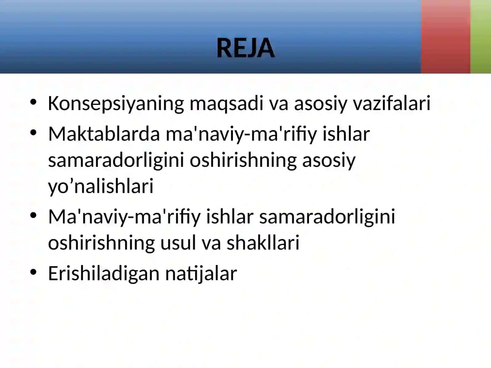 Uchinchi Renessans – Yangi O’zbekiston taraqqiyotining tamal toshi 2
