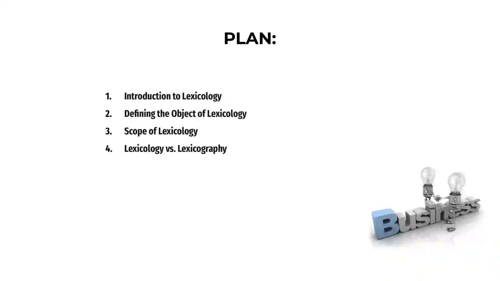 The Object of Lexicology 2