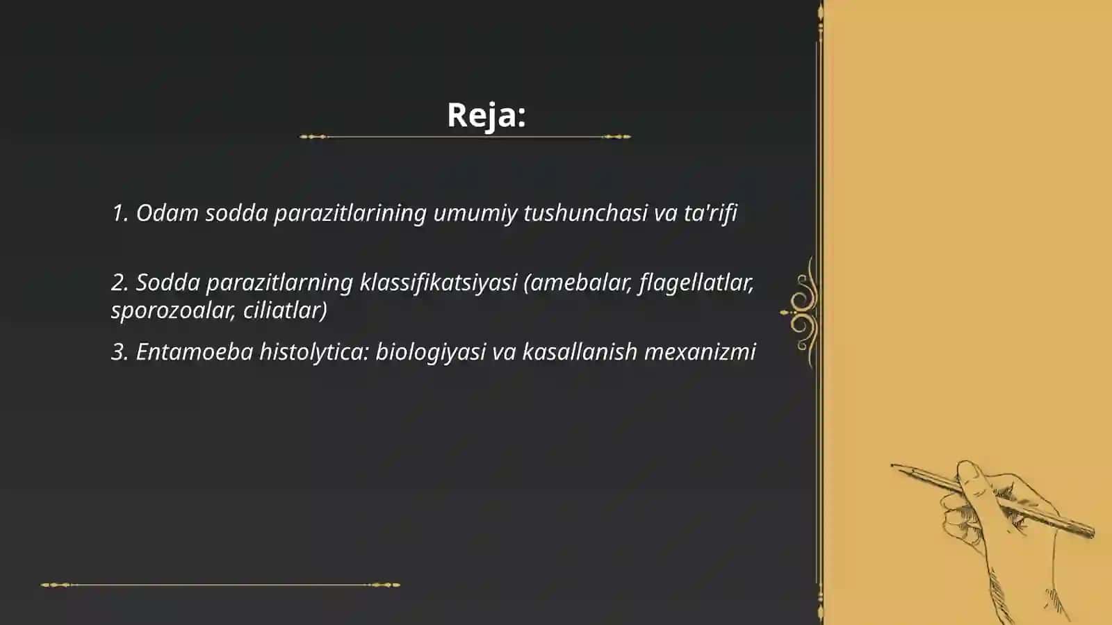 Odam sodda parazitlari 2