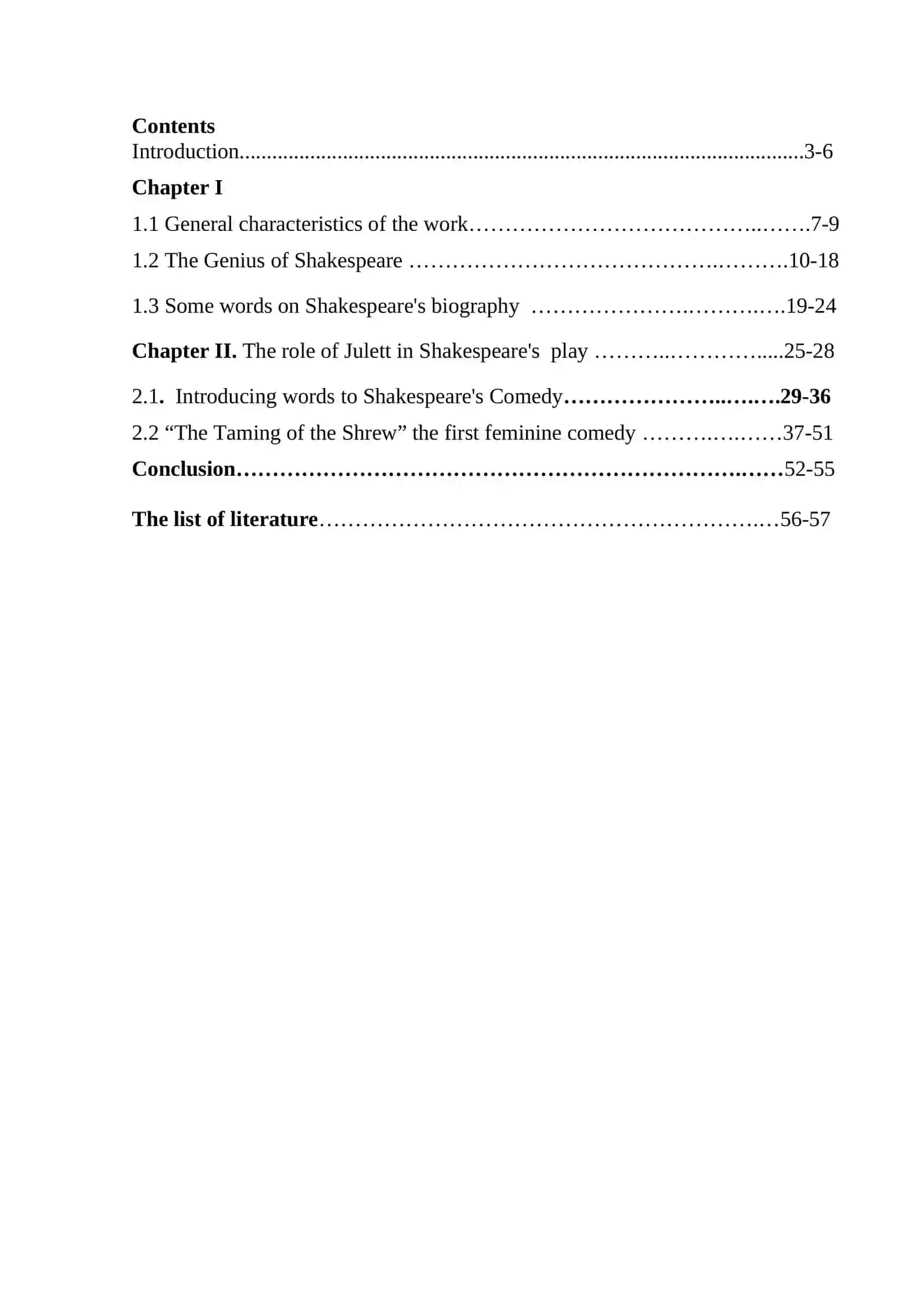 The role of woman in Shakespeare’s plays 2