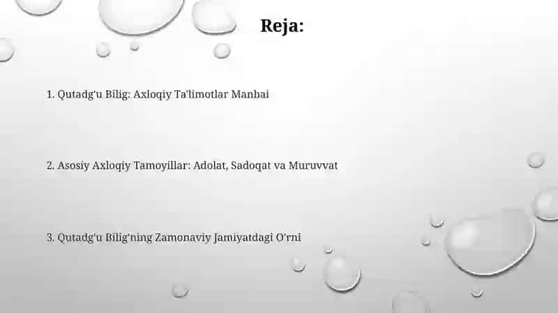Qutadg'u Bilig 2