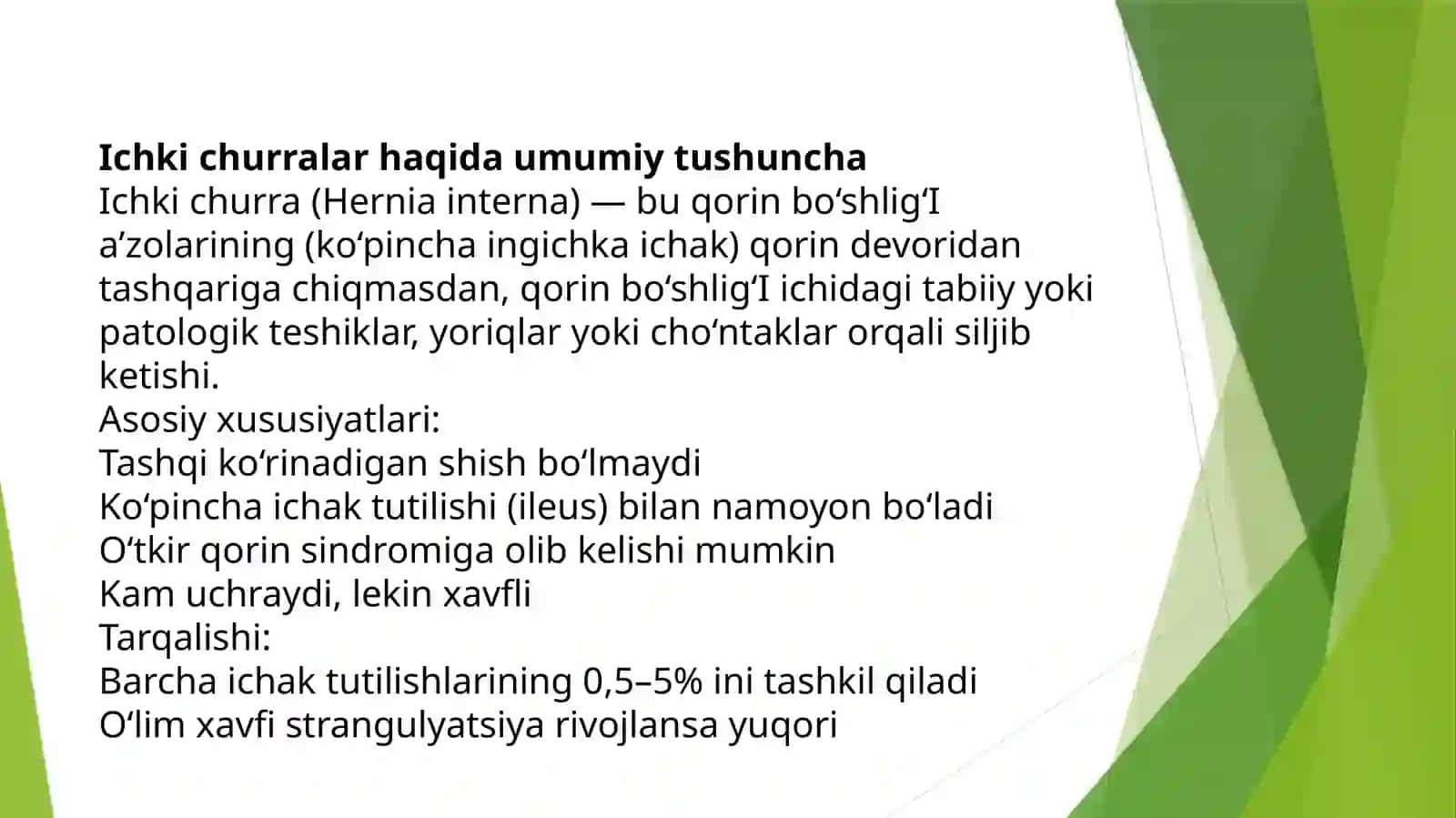 Ichki churralar 2