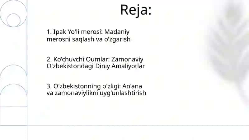 Ipak Yo'li merosi: Madaniy merosni saqlash va o'zgarish 2