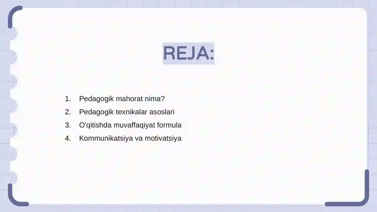 Pedagogik mahorat va pedagogik texnika 2
