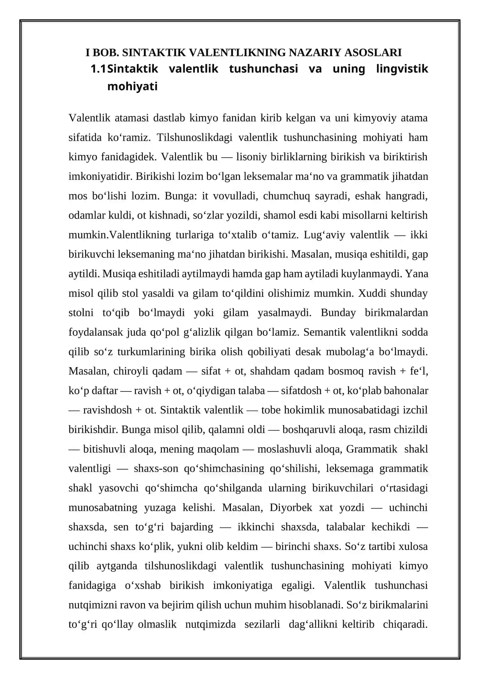 SINTAKTIK VALENTLIK VA UNING TILDA IFODALANISHI 2