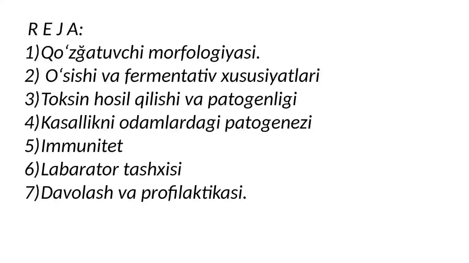 Havotomchi infeksiya qoʻzğatuvchilari 2